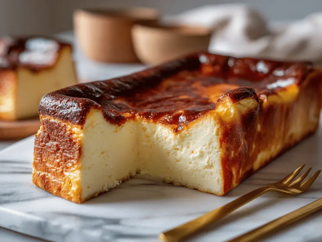 Basque cheesecake loaf pan - featured image