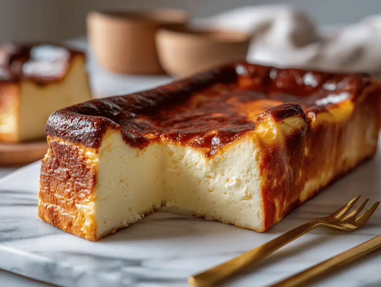 Basque cheesecake loaf pan - featured image
