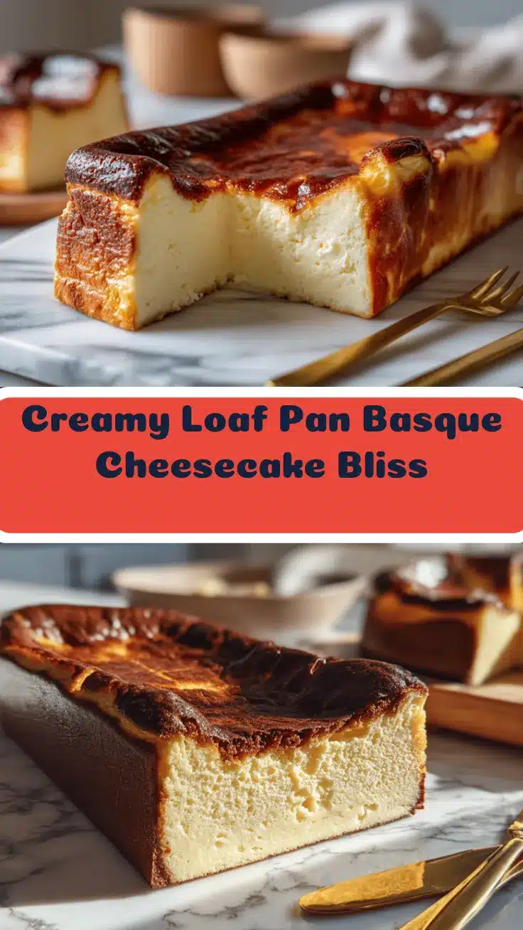 Basque cheesecake loaf pan recipe