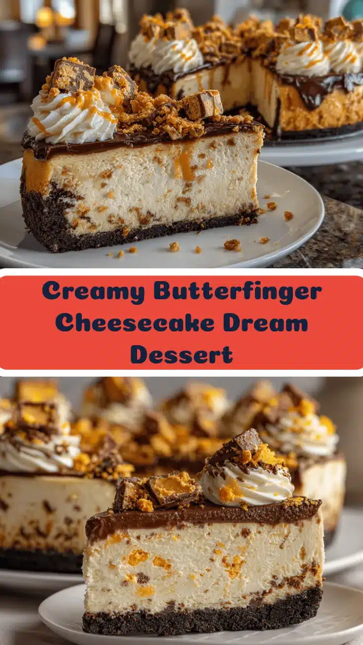 Butterfinger Cheesecake recipe