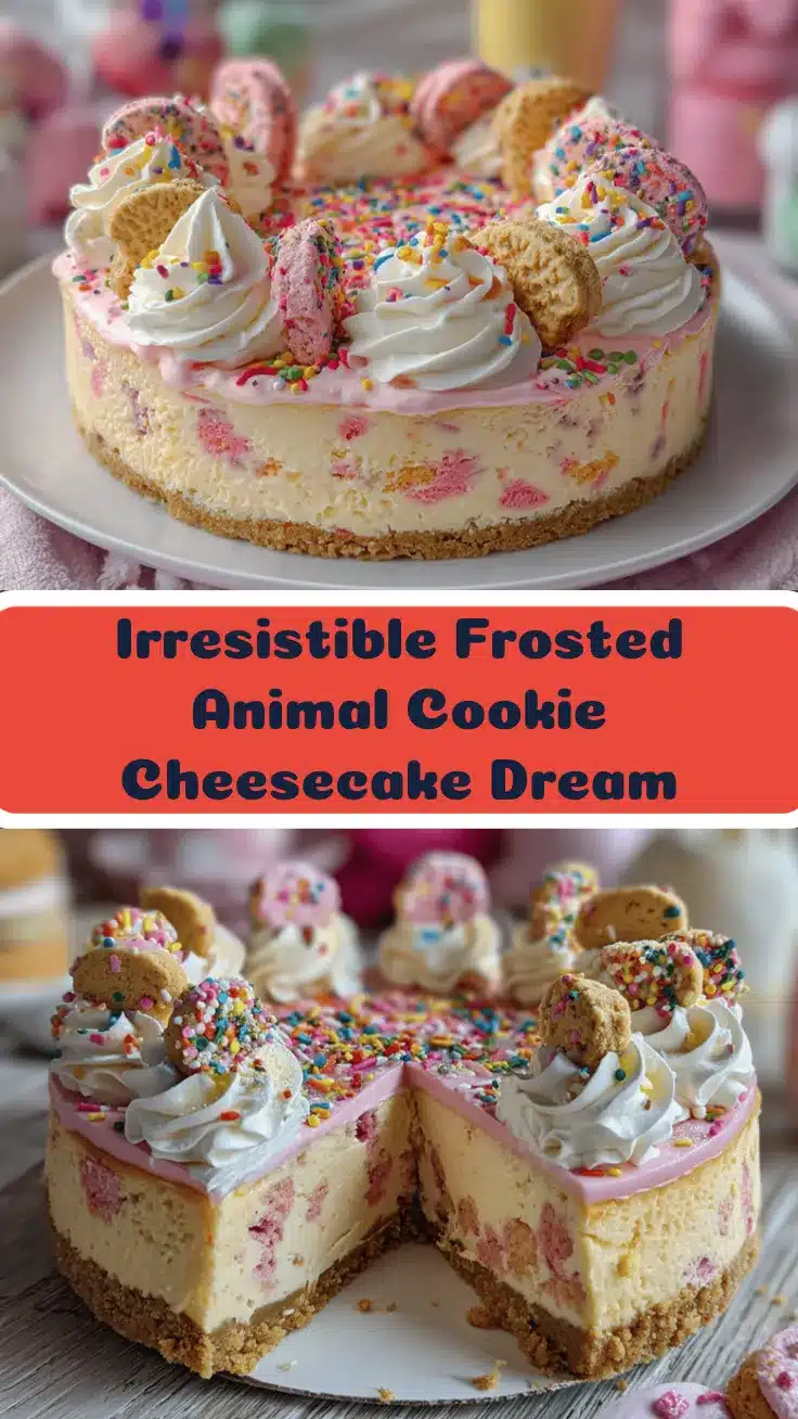 frosted animal cookie cheesecake recipe