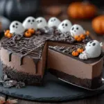 Halloween chocolate mousse cake - featured image