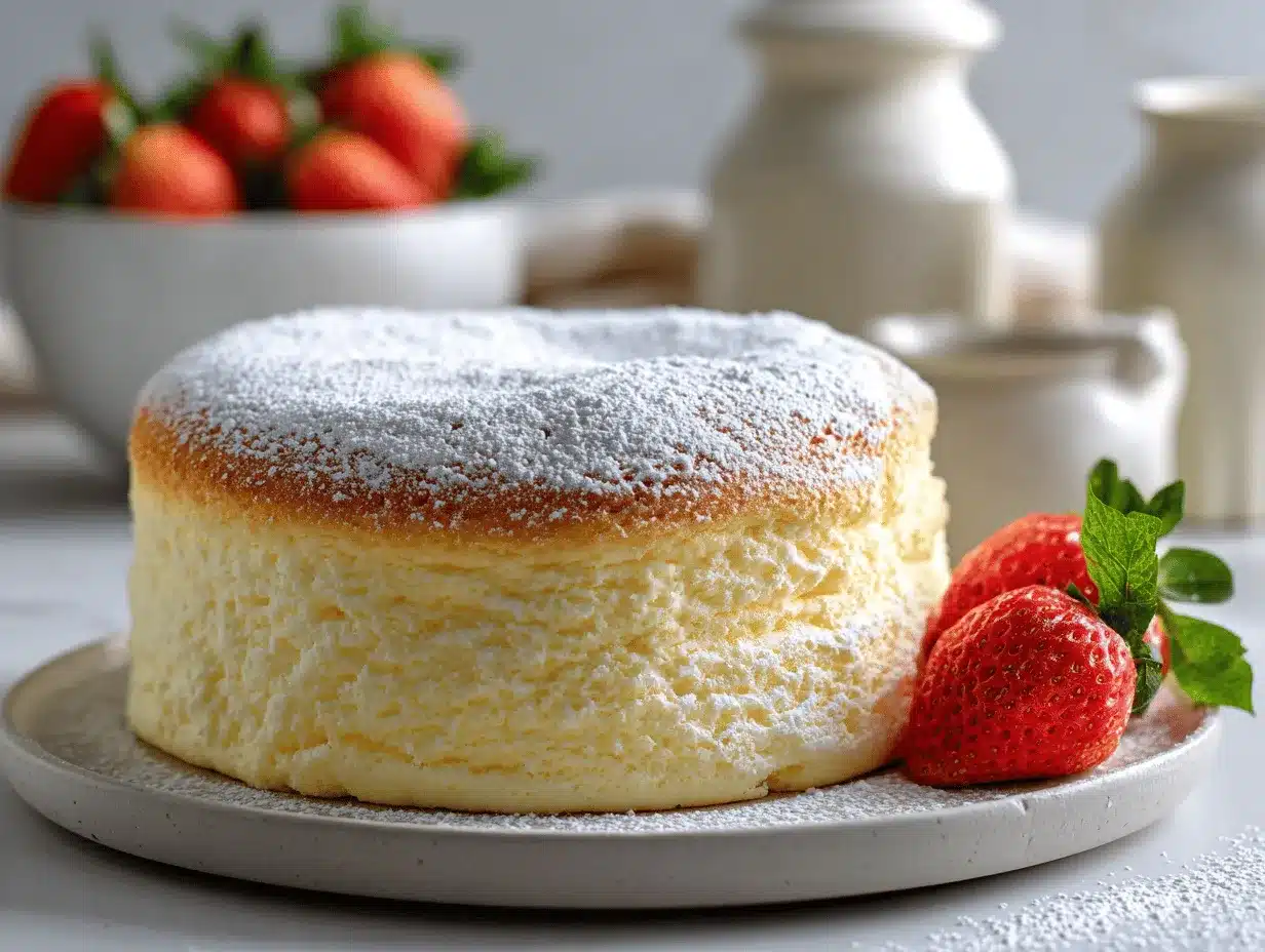 Japanese cotton cheesecake preparation steps
