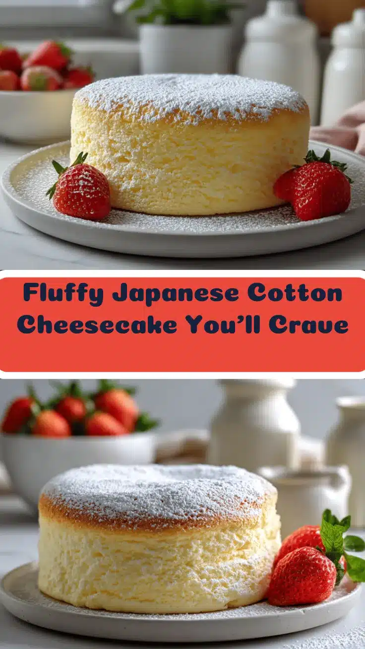 Japanese cotton cheesecake recipe