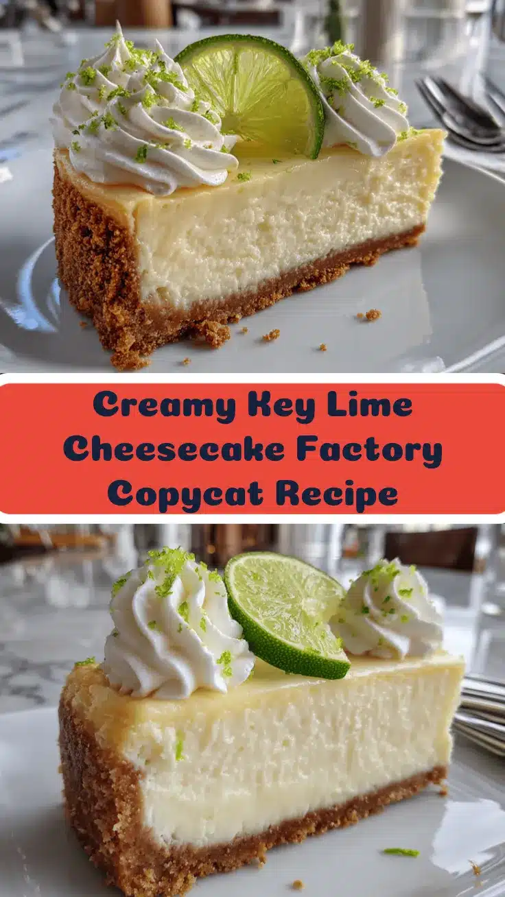 Key Lime Cheesecake recipe
