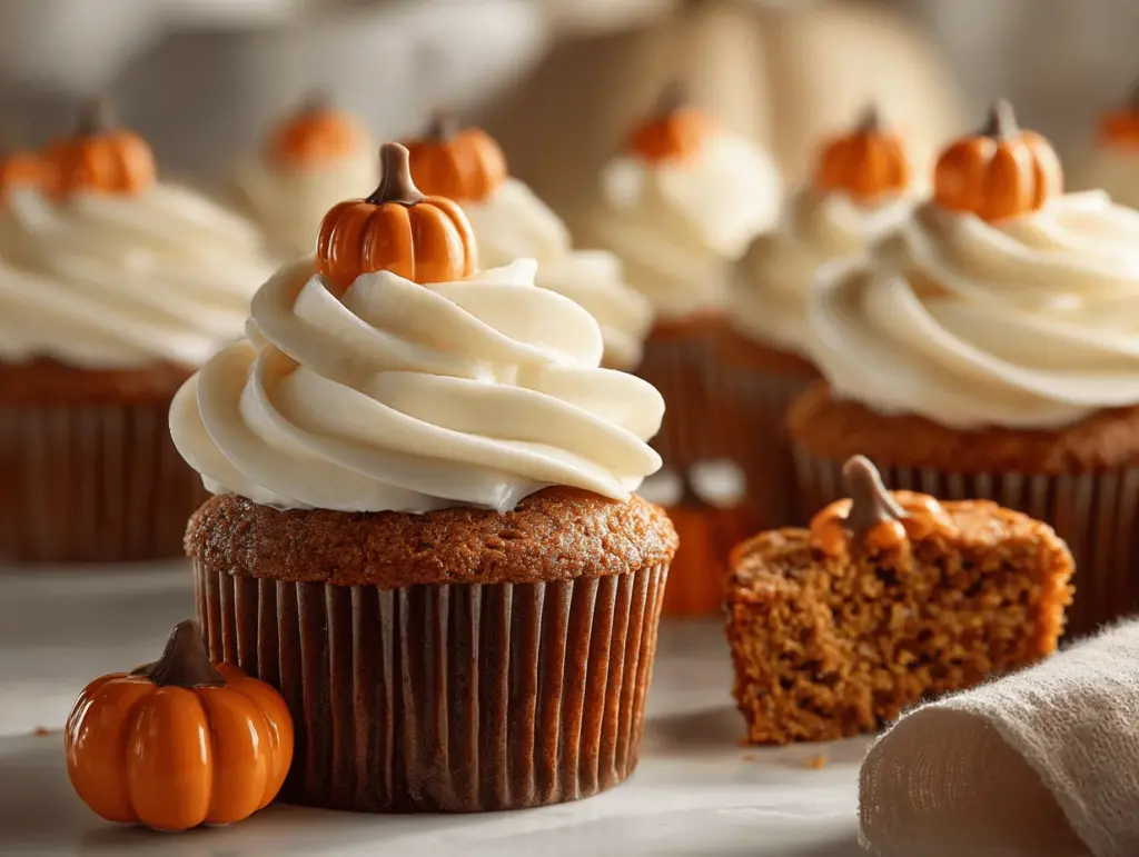 pumpkin cupcakes - featured image