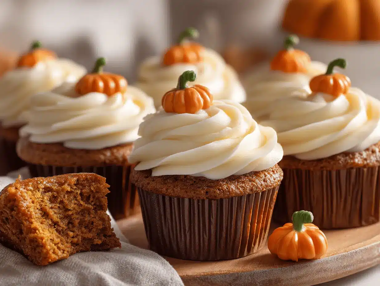 pumpkin cupcakes preparation steps