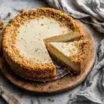 vanilla bean brown butter cheesecake - featured image
